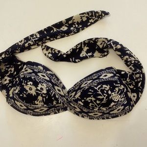 Robin piccone bandeau strapless bikini top